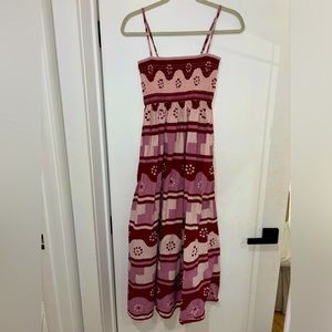 Pink & White Madewell dress, Size XS